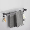 Shower Caddy,Bathroom Shelf Shelves Gunmetal Gray Corner Bathroom Aluminum Metal Towel Rail Rack Rustproof Durable Kitchen Shelf/Double Corner Shelf
