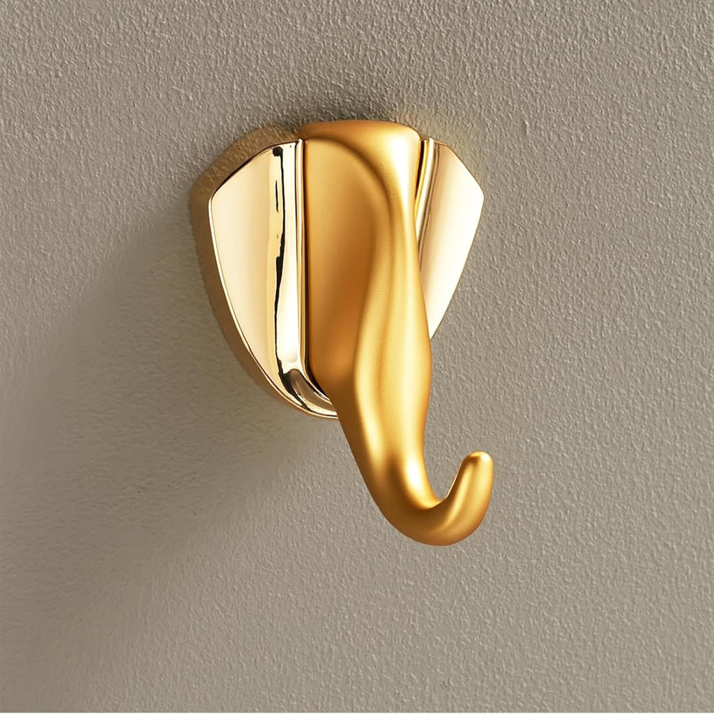 Heavy Duty Wall Hooks for Hanging - Modern Metal Coat and Towel Hangers for Closet, Entryway, Bathroom, and Shoe Cabinet