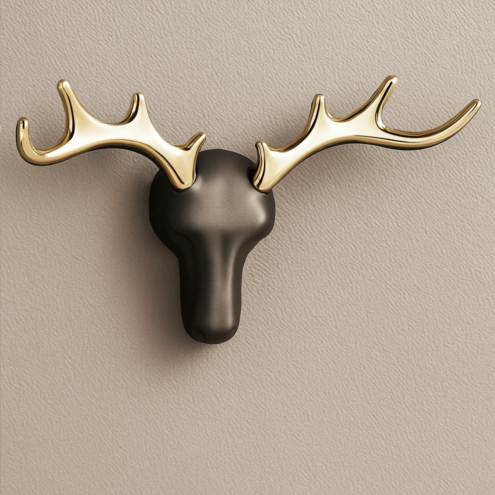 Heavy Duty Wall Hooks for Hanging, Decorative Metal Coat Hooks, Modern Design for Closet, Entryway, Bathroom, Towel & Bag Storage
